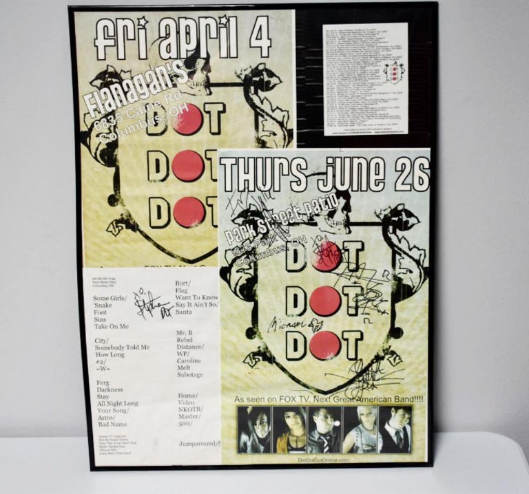 Auction Ohio DOT Signed Band Poster