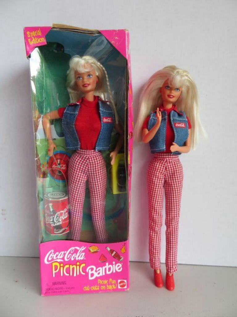 coca cola barbie 1997