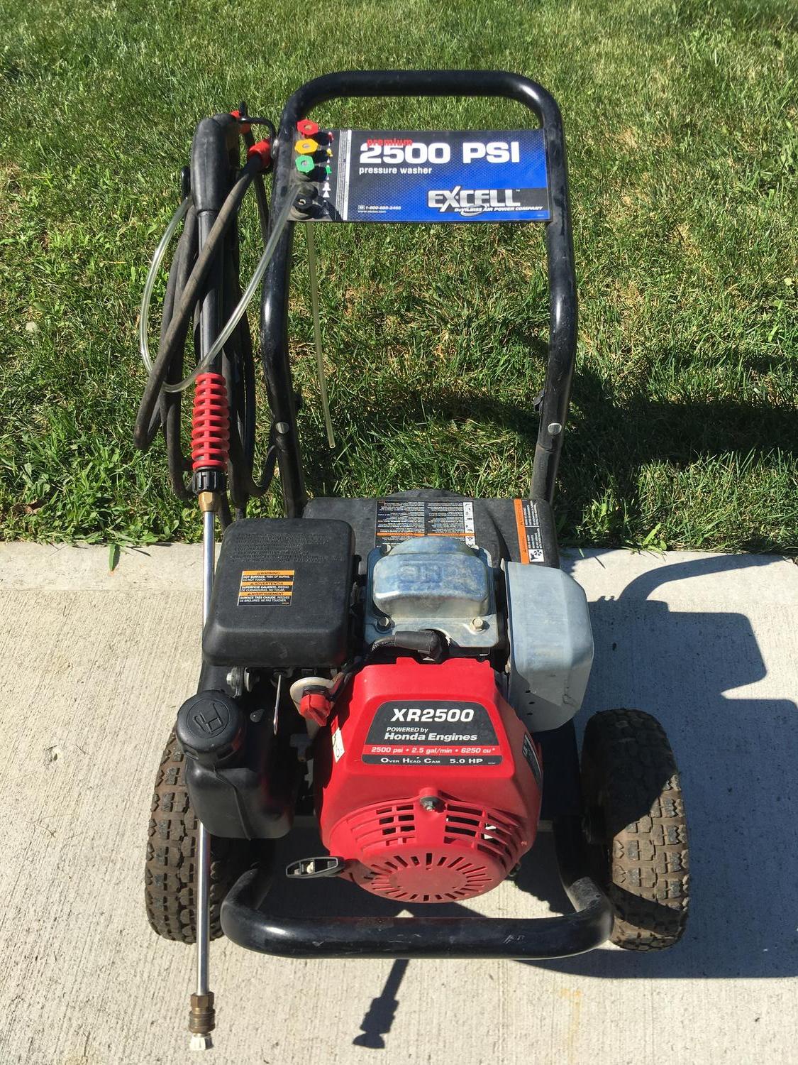 Introducir 53+ imagen honda excell 2500 pressure washer In