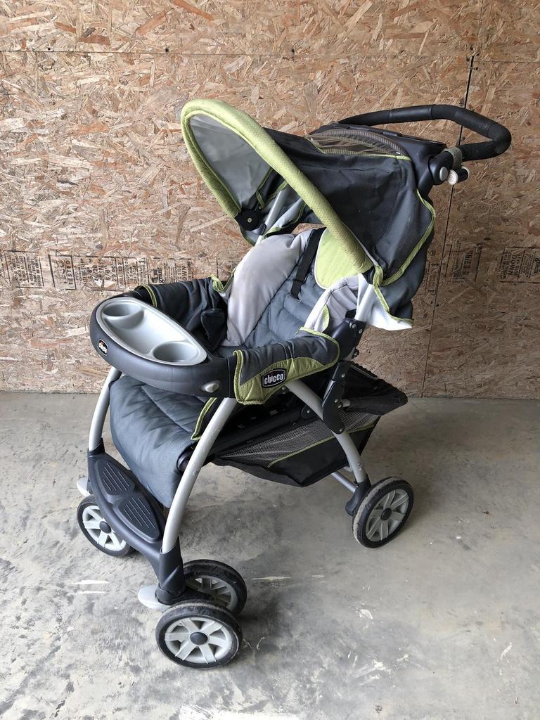 Chicco stroller 2025 green and grey