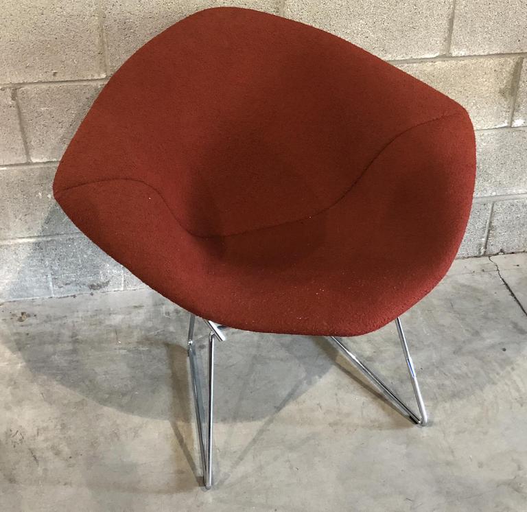 Auction Ohio Mid Century Knoll Red Lips Chair