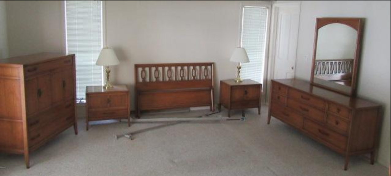 drexel mid century bedroom furniture