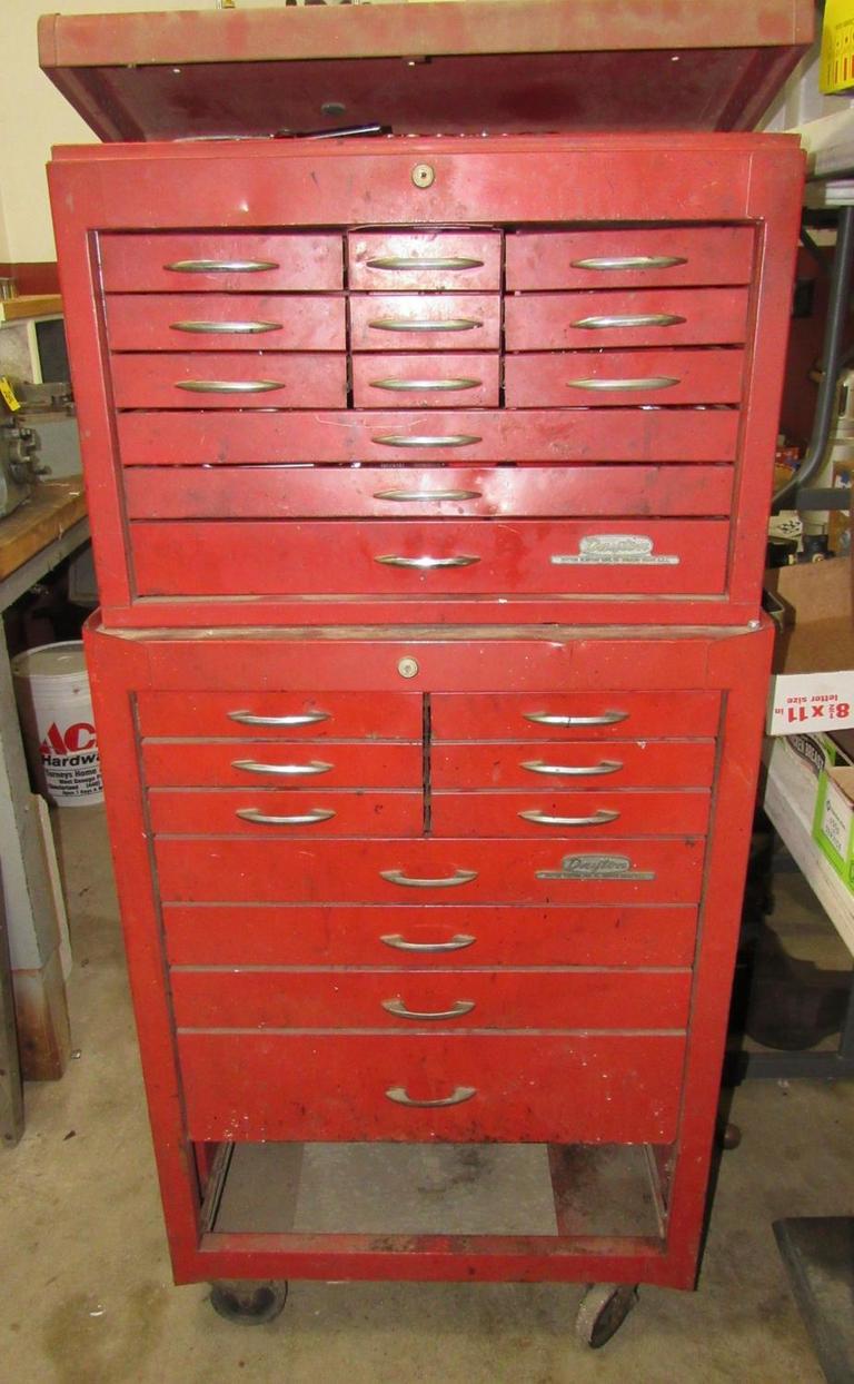 Auction Ohio Dayton Tool Boxes….22 Drawers!!