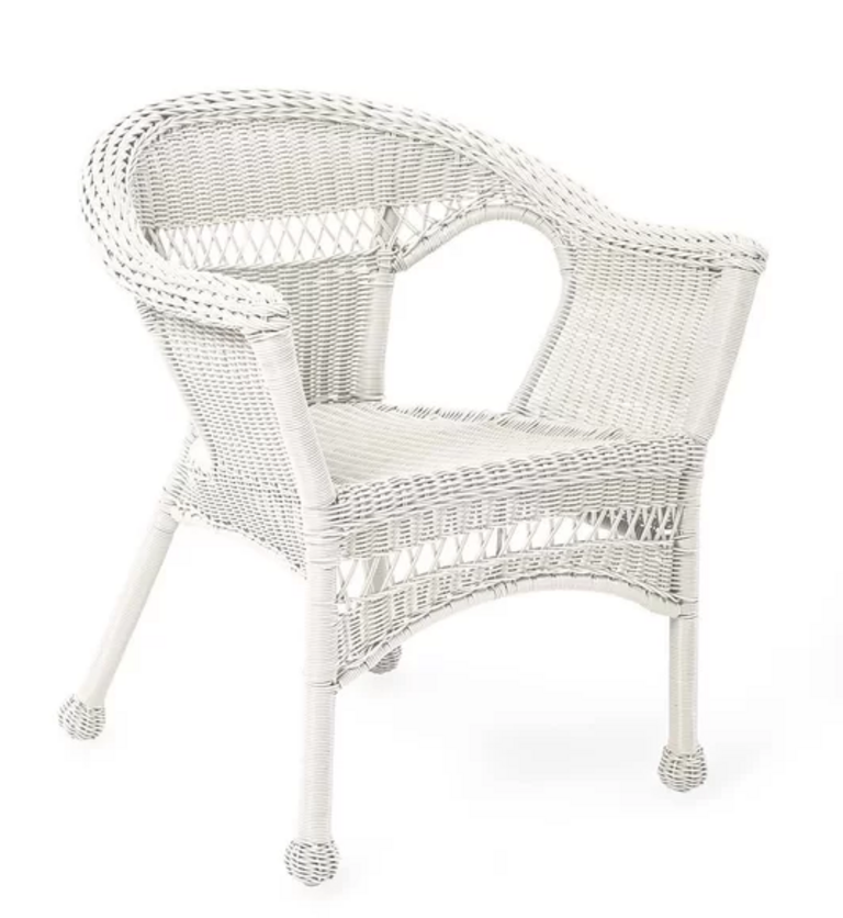 Auction Ohio Resin Wicker Chair