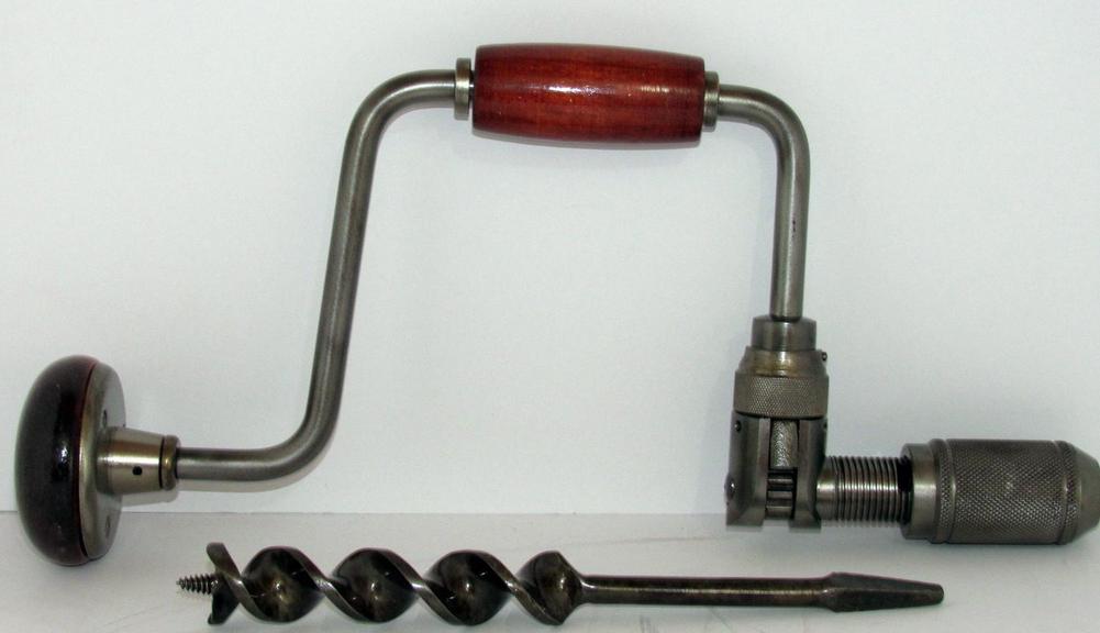 Auction Ohio Vintage Hand Drill & Auger