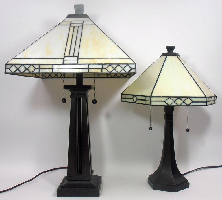 frank lloyd wright style table lamps