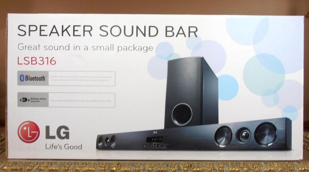 Lg sound store bar model lsb316