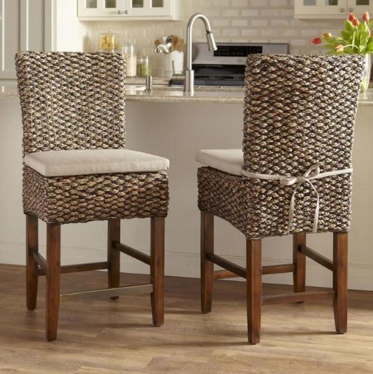 Seagrass best sale kitchen stools