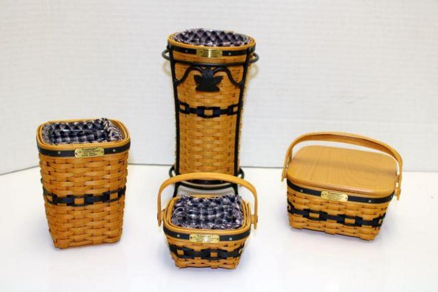 Auction Ohio Longaberger Miniature Baskets