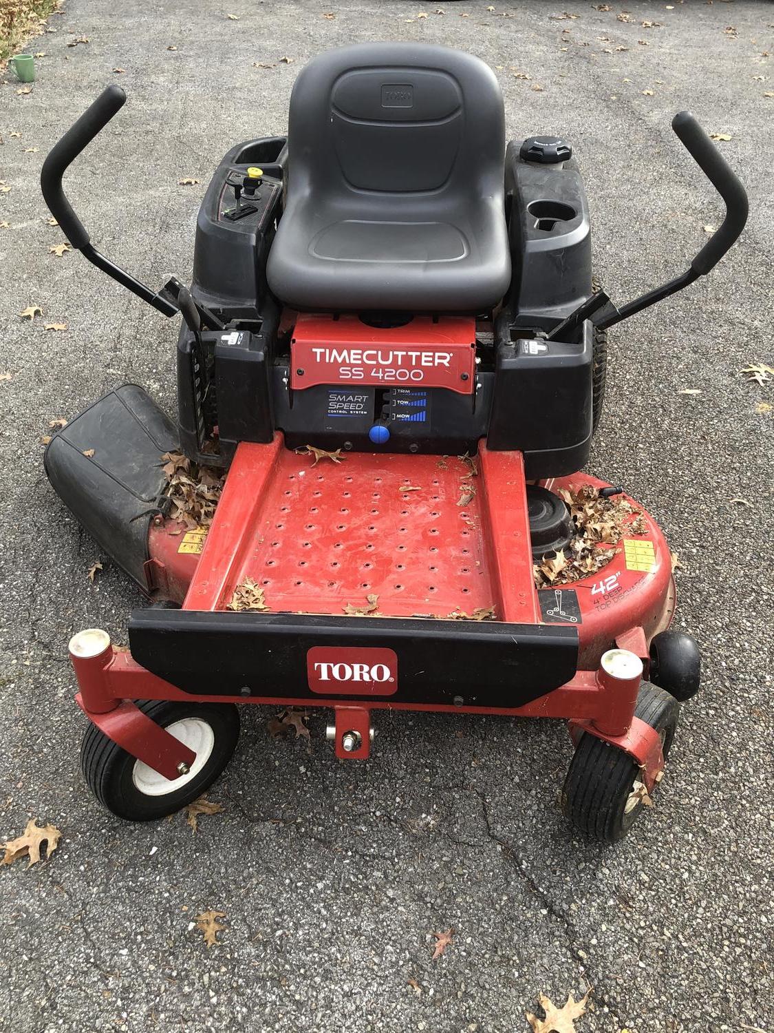 Toro 4200 discount zero turn mower