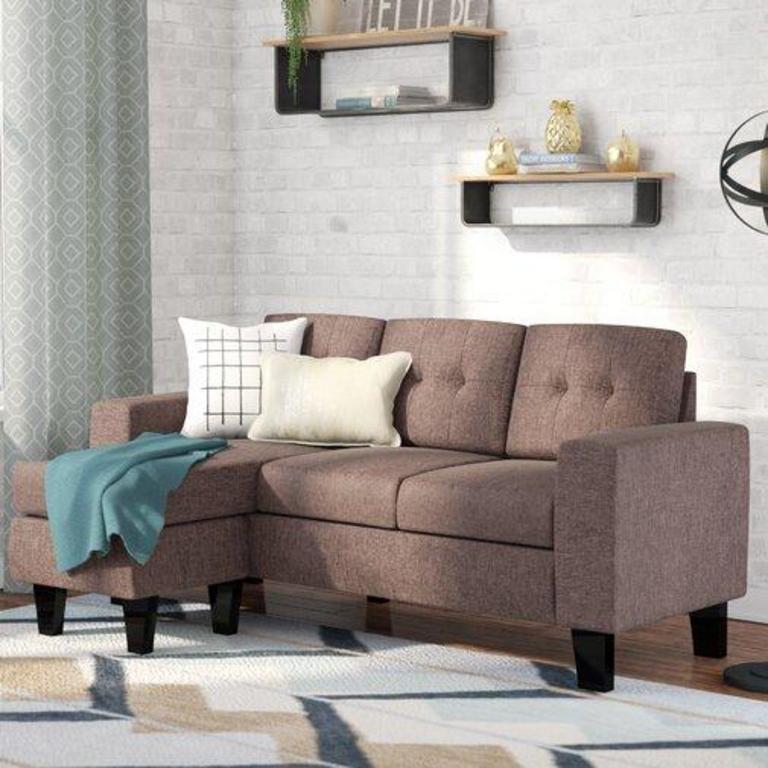BROWN SECTIONALWITH OTTOMAN