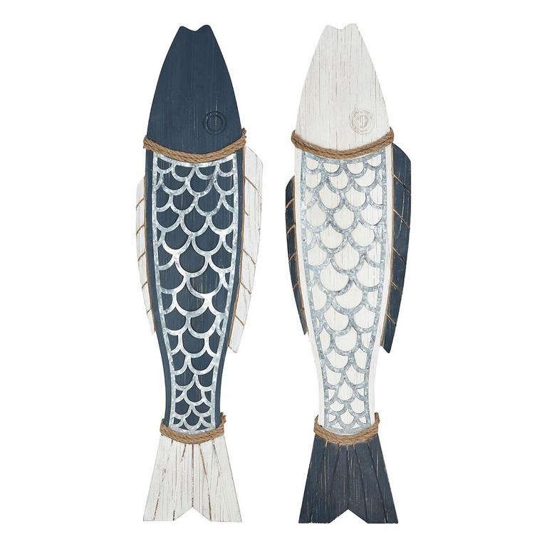 FISH-SHAPED WALL ART