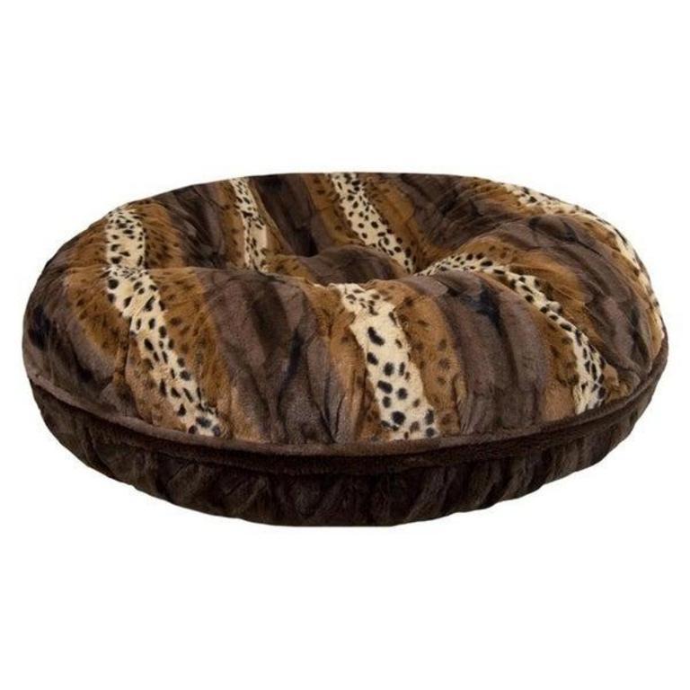 SMALL FAUX FUR PET BED