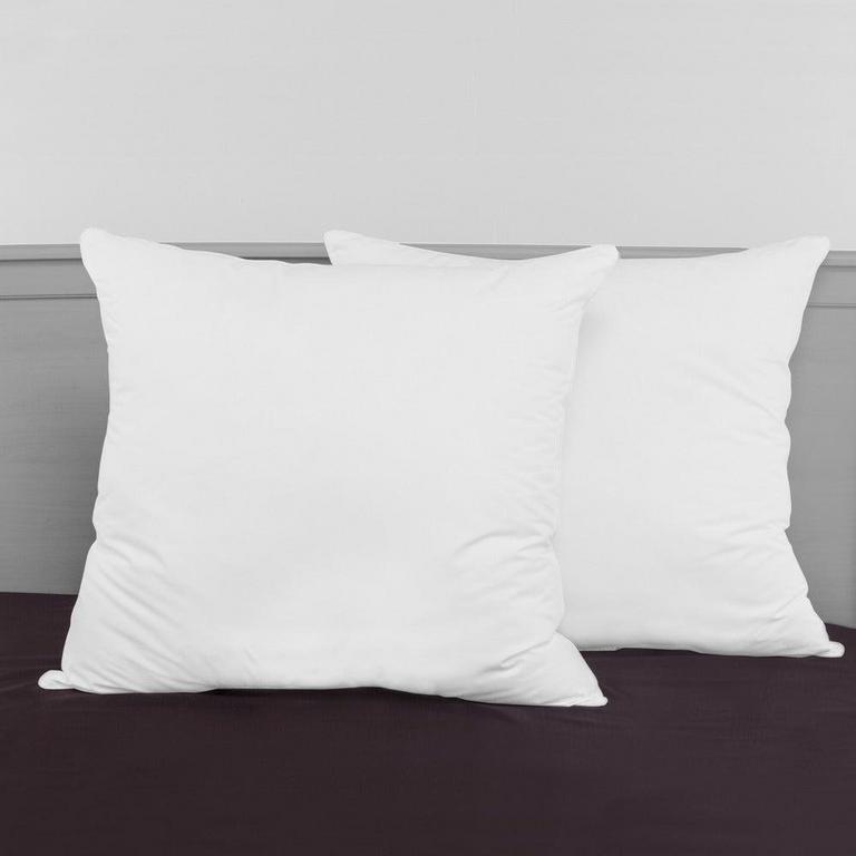 2 SWISS LUX 28" EURO PILLOWS