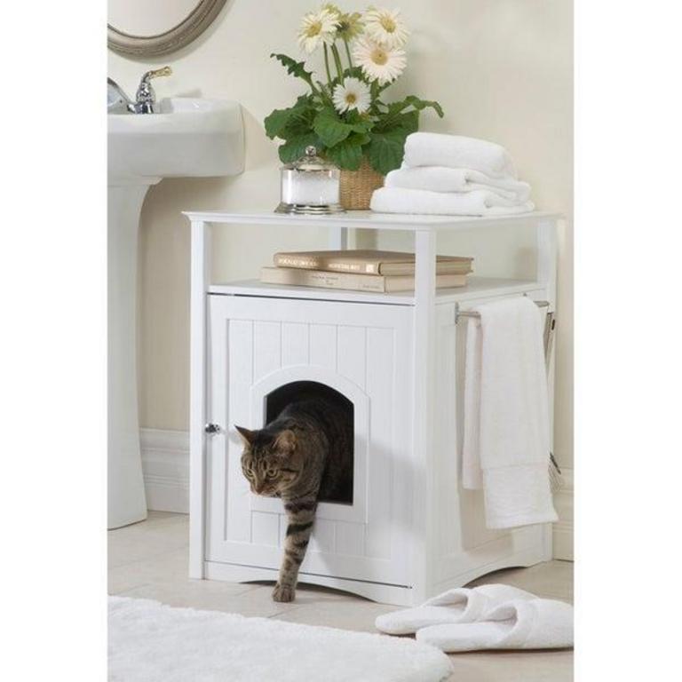 HIDDEN LITTER BOX ENCLOSURE