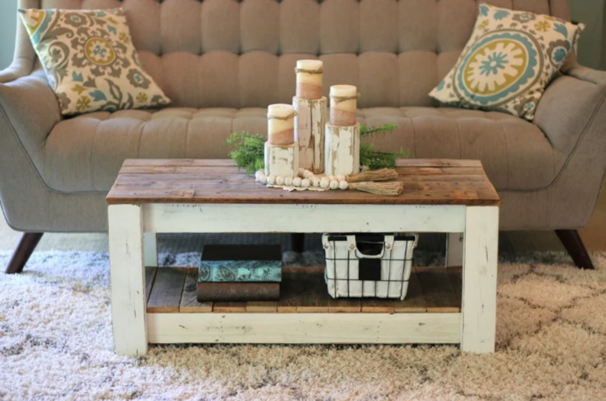 COMBO COFFEE TABLE/SHELF