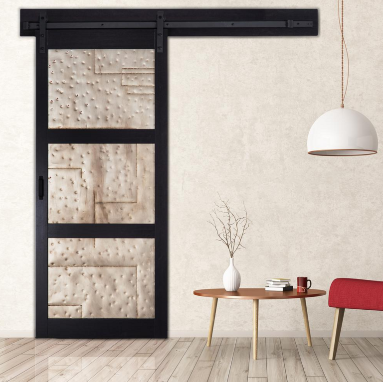 36"X84"METAL WORK SLIDING DOOR