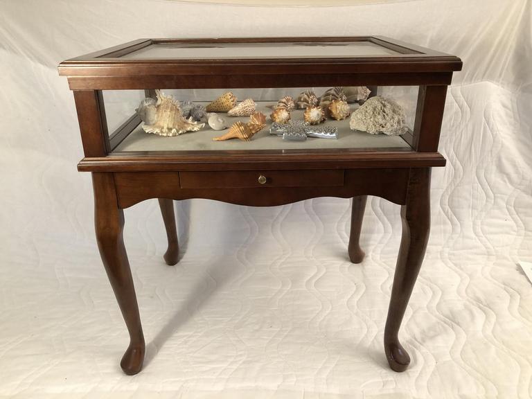 Auction Ohio End Table Display Case