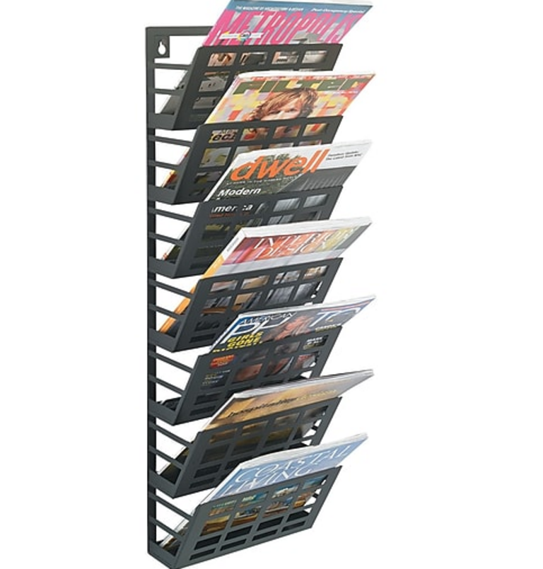 7-POCKET MAGAZINE RACK