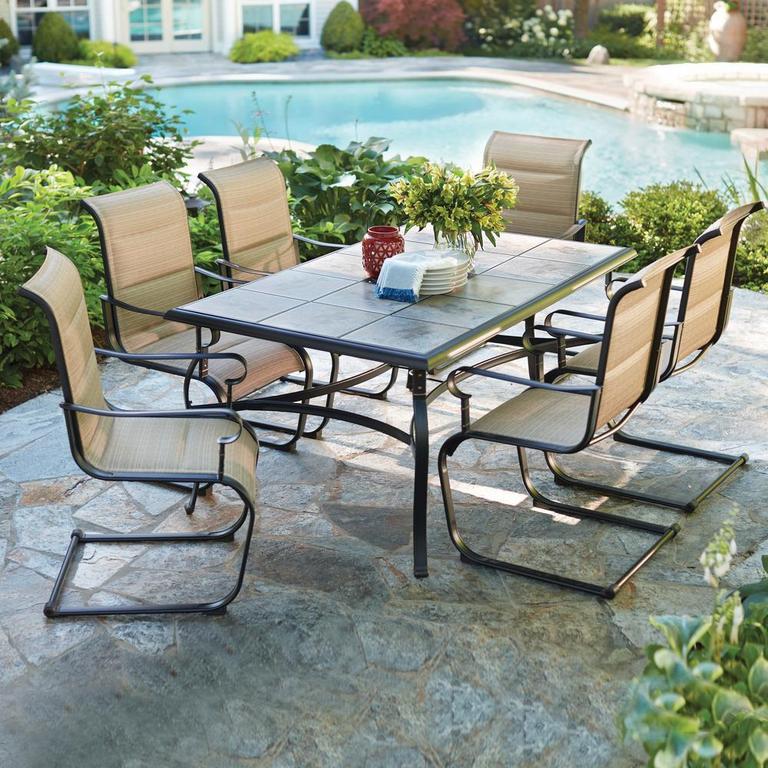 7PC OUTDOOR DINING SET