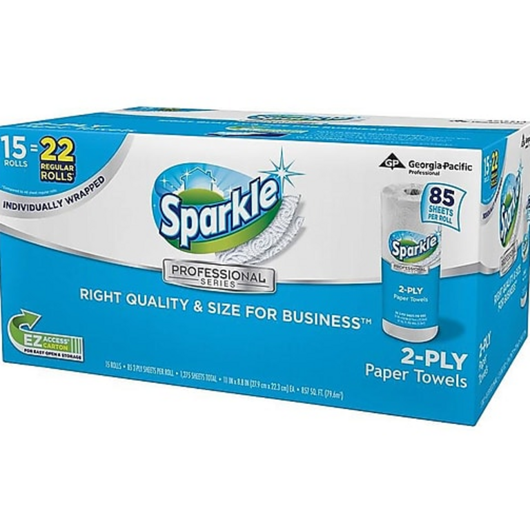 15 ROLLS SPARKLE PAPER TOWEL