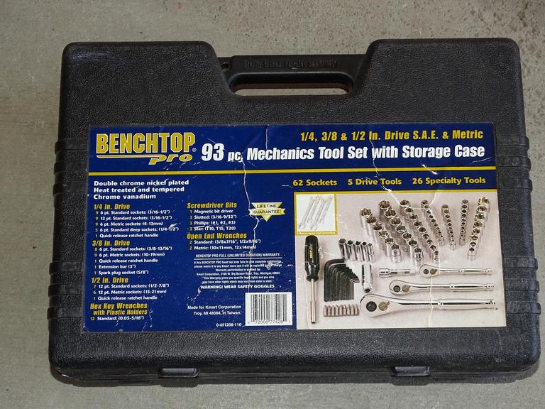 Auction Ohio Bench Top Pro Tool Set