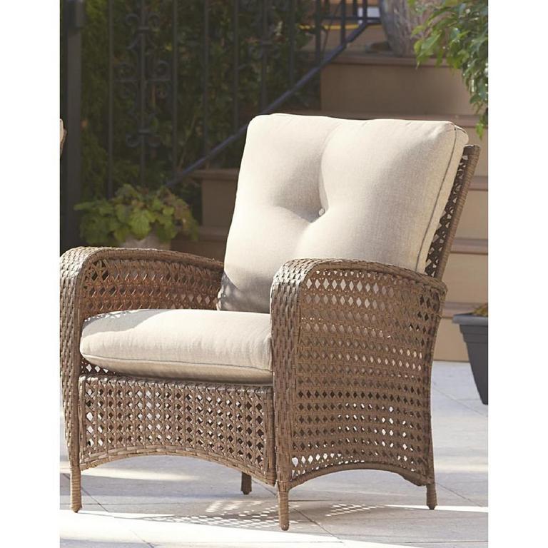 2 WICKER PATIO CHAIRS