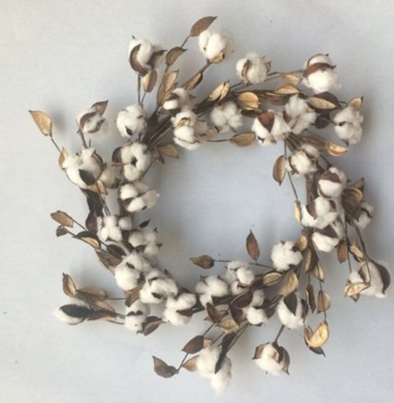 24" COTTON WREATH