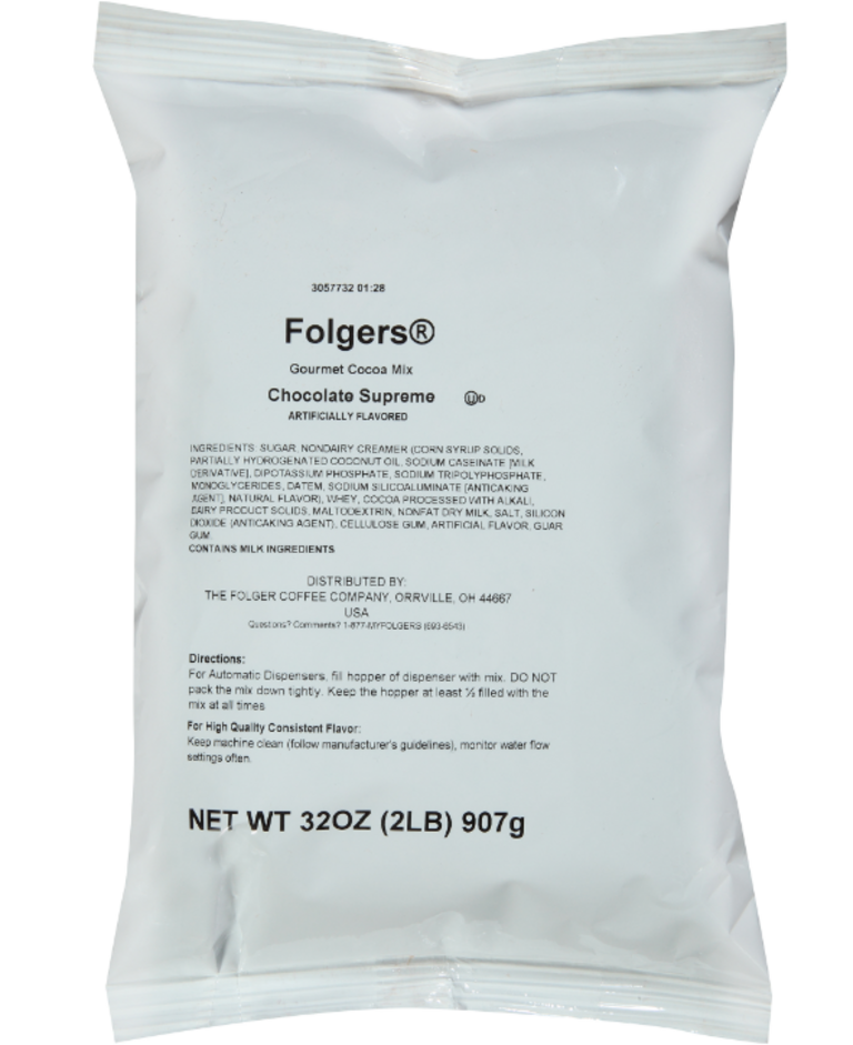 4-CASES FOLGERS COCOA MIX