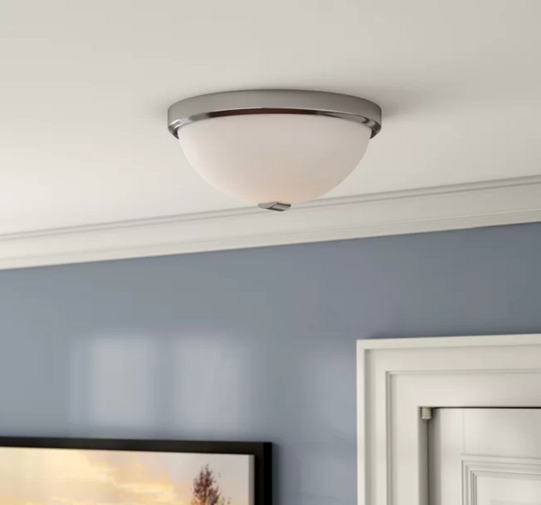 CHROME FLUSH MOUNT