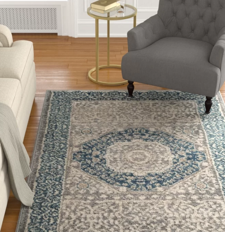 6'X9' GREY/BEIGE RUG