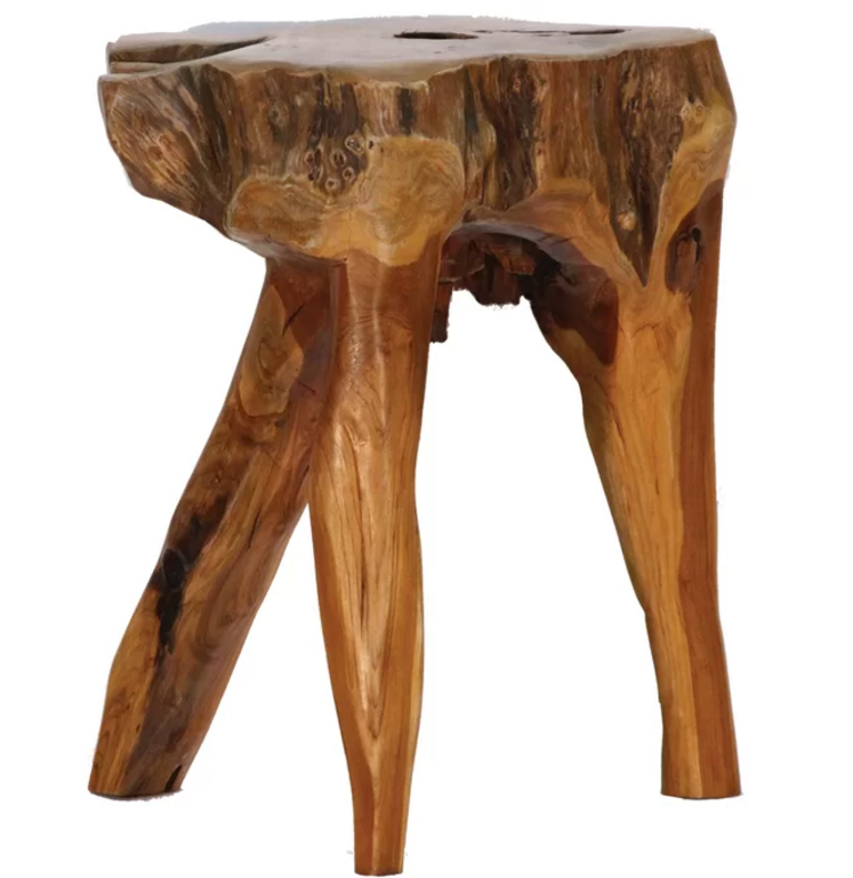 TEAK ROOT STOOL
