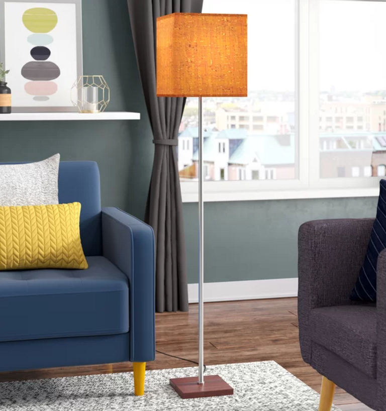 56"ORANGE FLOOR LAMP