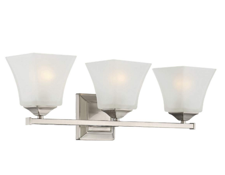 NICKEL 3-LIGHT VANITY LIGHT