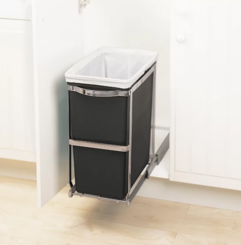 8-GAL. PULL-OUT TRASH CAN