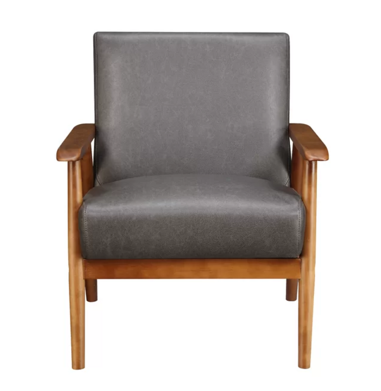 GREY ACCENT ARMCHAIR