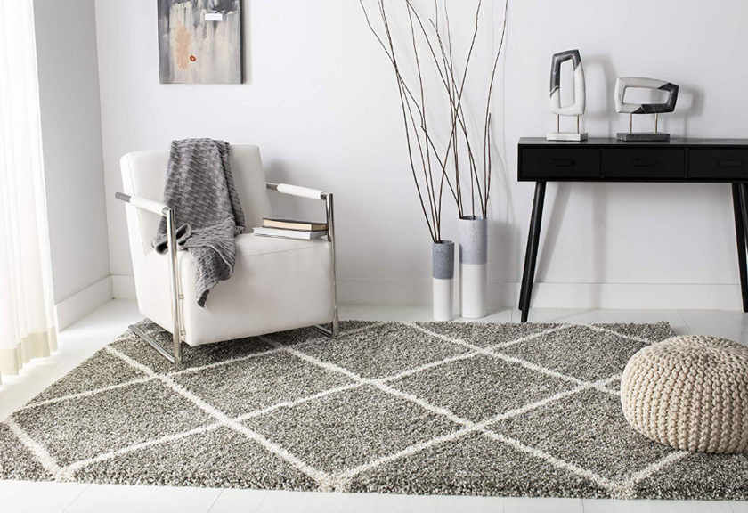 2'X3' GREY-IVORY AREA RUG
