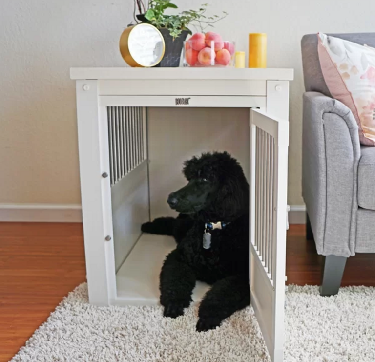 PET CRATE, WHITE, MEDIUM