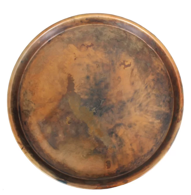 ROUND IRON SERVING TRAY