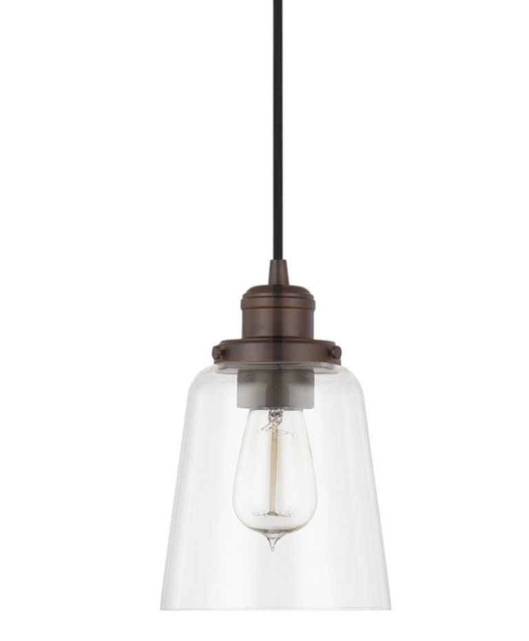 1-LIGHT BRONZE PENDANT