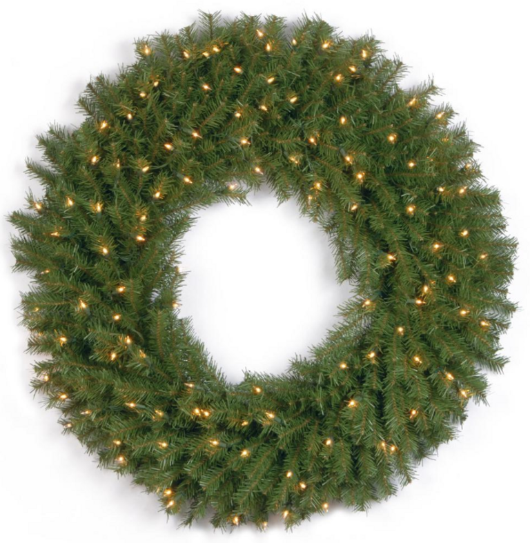 36"NORWOOD PRE-LIT WREATH