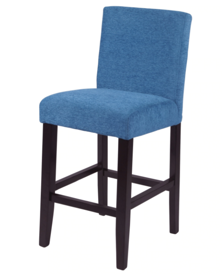 2-BLUE COUNTER CHAIRS