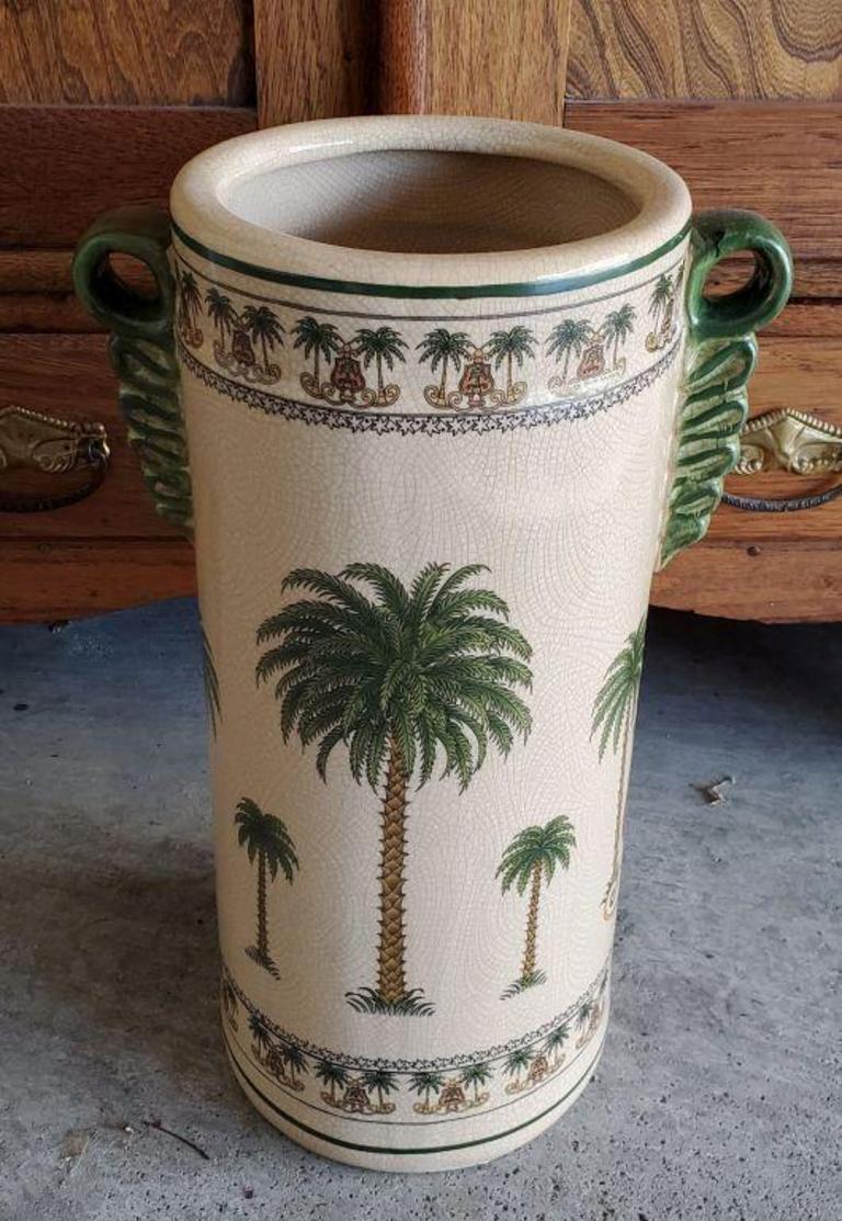 ceramic umbrella holder on Auction Ohio Umbrella Holder