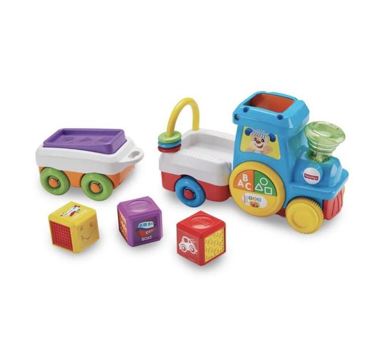 FISHER PRICE CRAWL-ALONG TRAIN