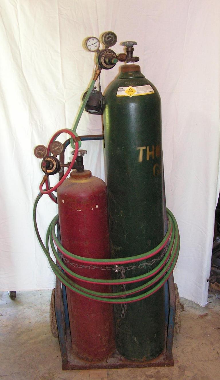 Oxygen acetylene deals torch set