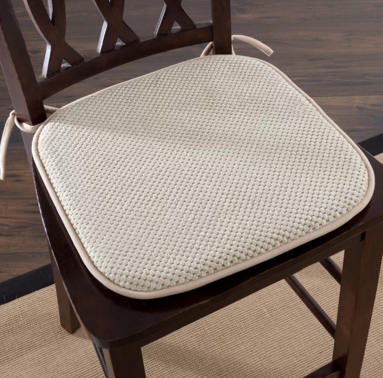 6-TAUPE DINING CHAIR CUSHION