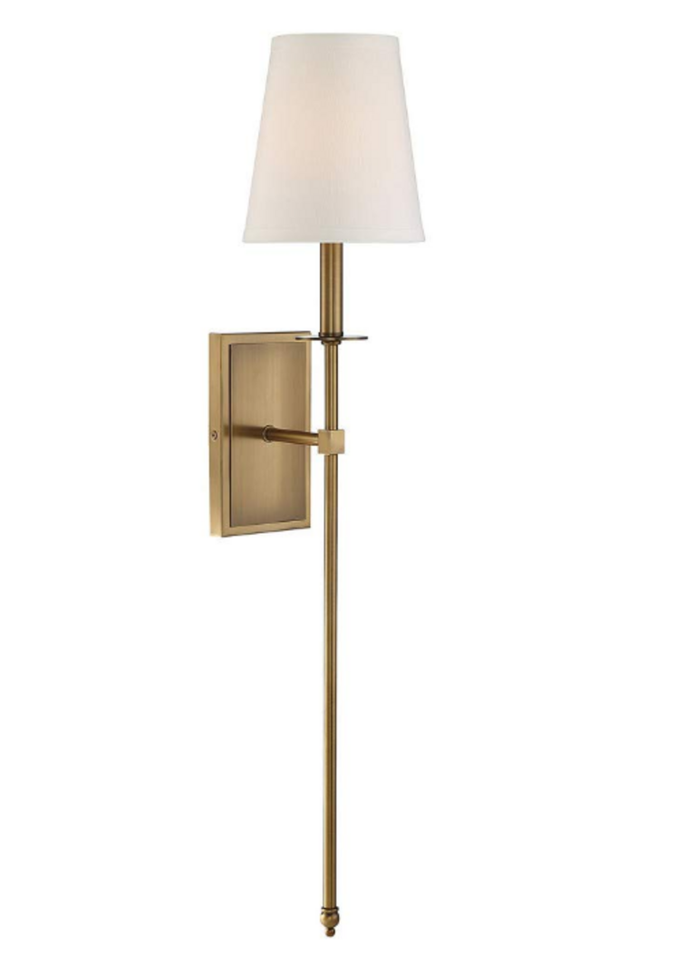 1-LIGHT BRASS SCONCE