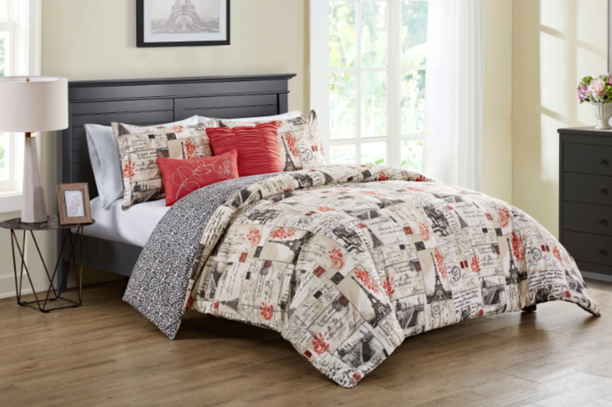 KING PARIS COMFORTER SET