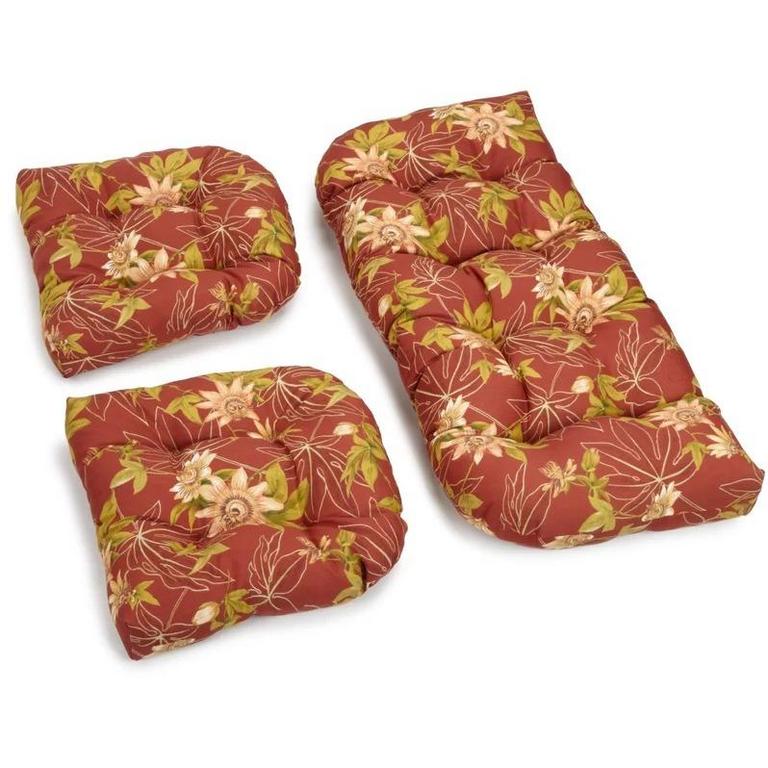 3 PC LOVESEAT CUSHIONS