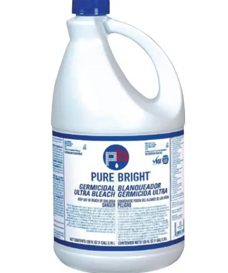 3-CT PURE BRIGHT BLEACH 128 OZ